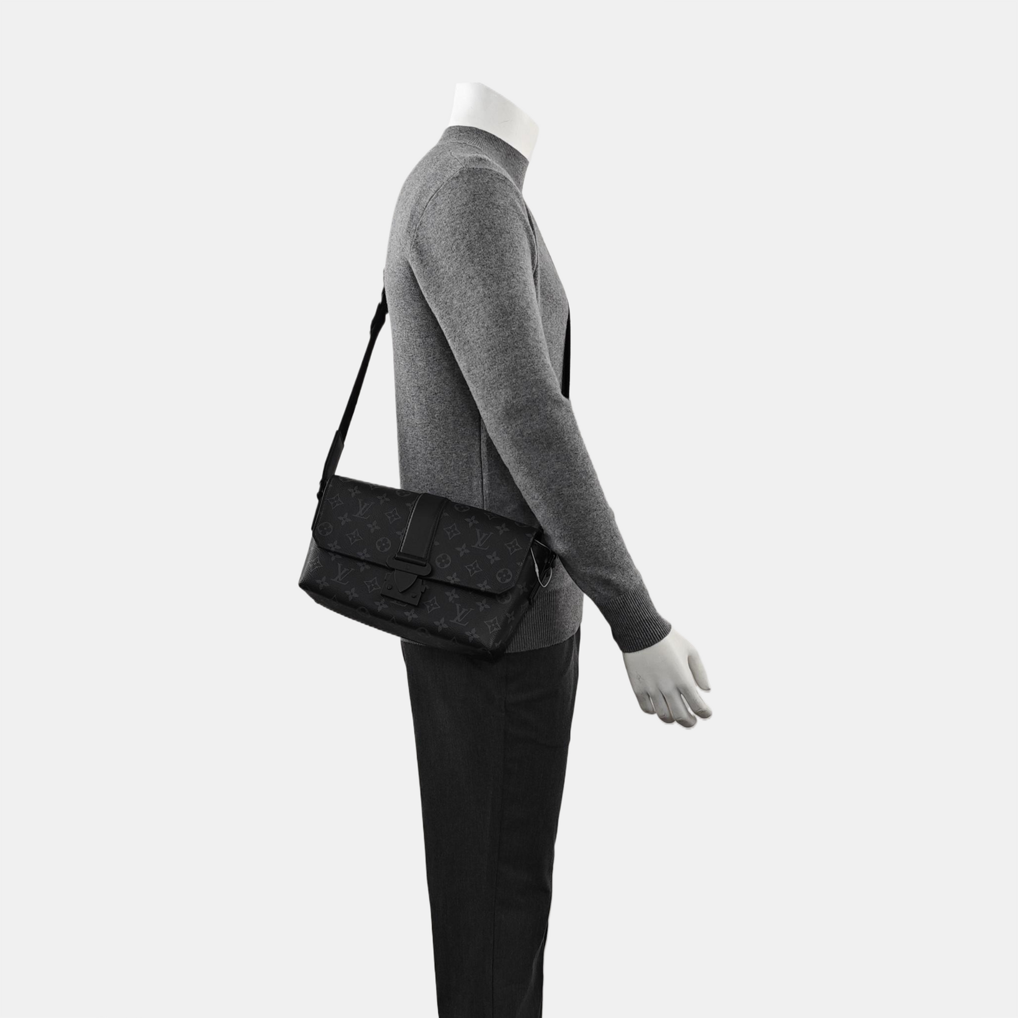 S-CAPE Monogram Coated Canvas Black