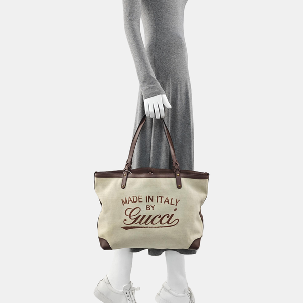 Canvas Tote Bag Beige