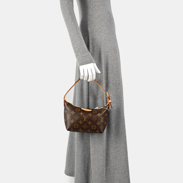 HILLS Monogram Coated Canvas Brown