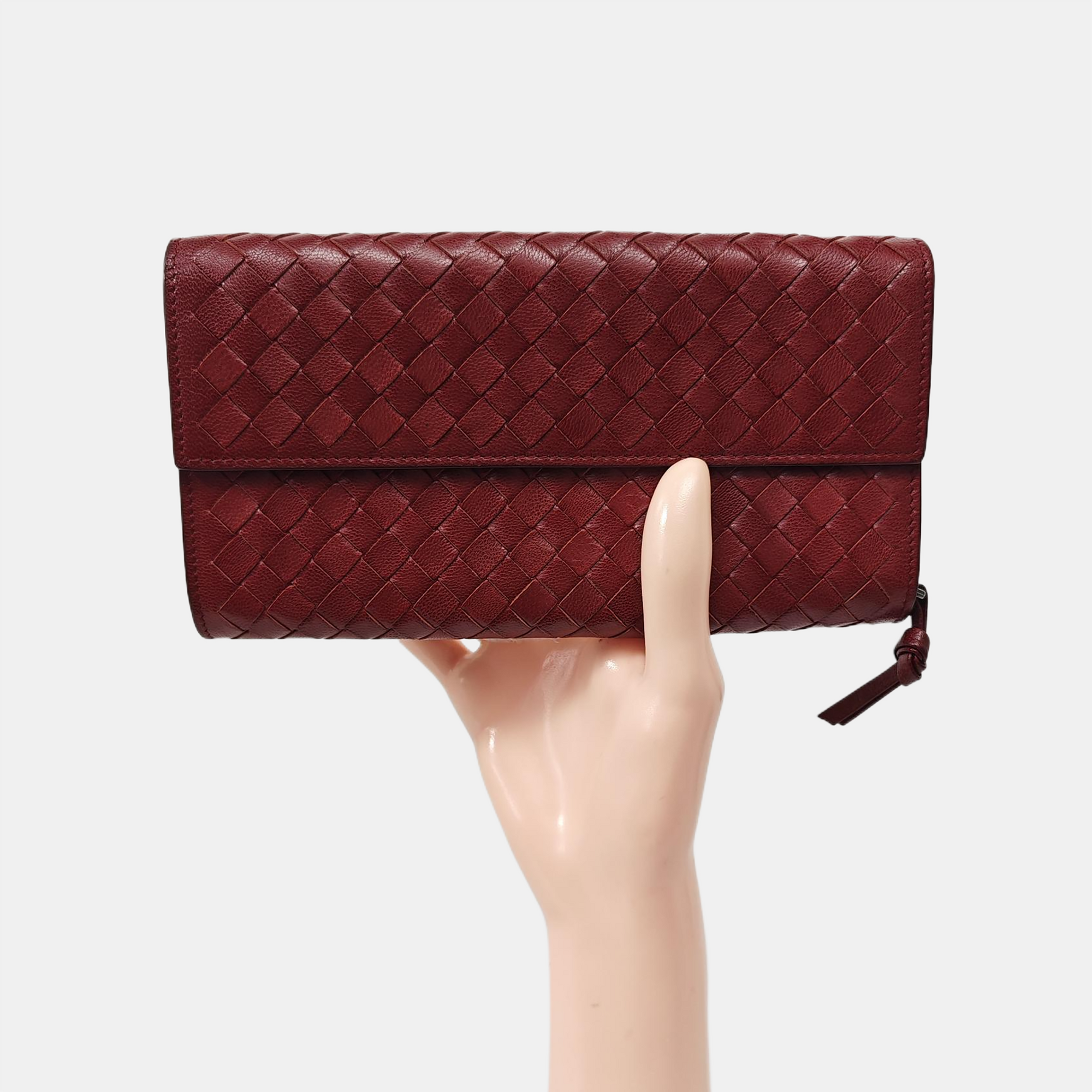 Lambskin Wallet Red