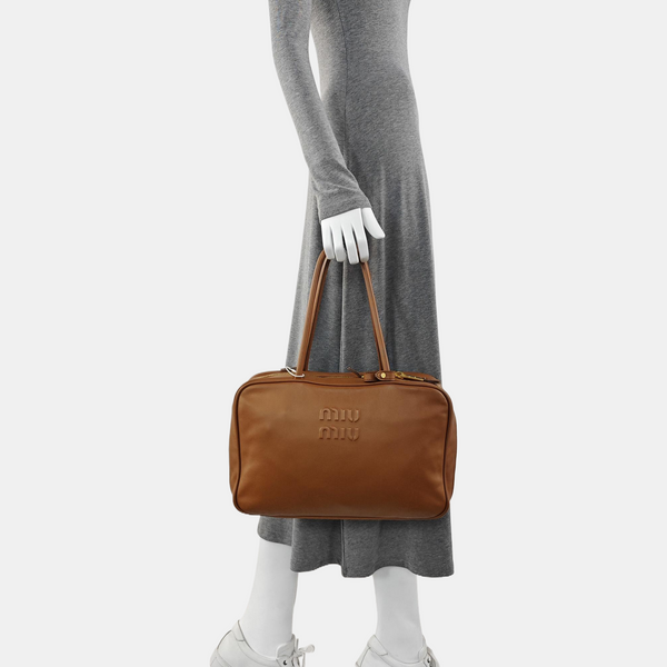 Beau Large Calfskin Brown