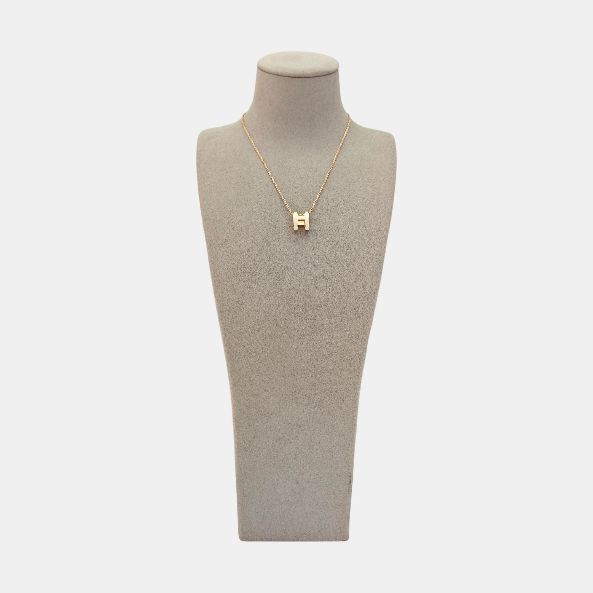 Pop H Metal Rose Gold Necklace
