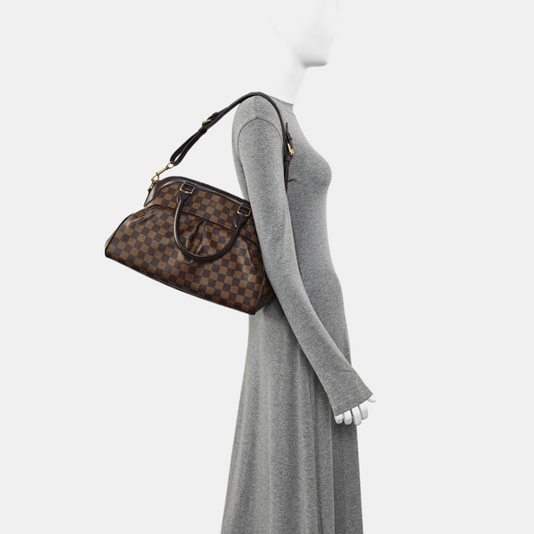 TREVI PM Damier Ebene Coated Canvas Brown