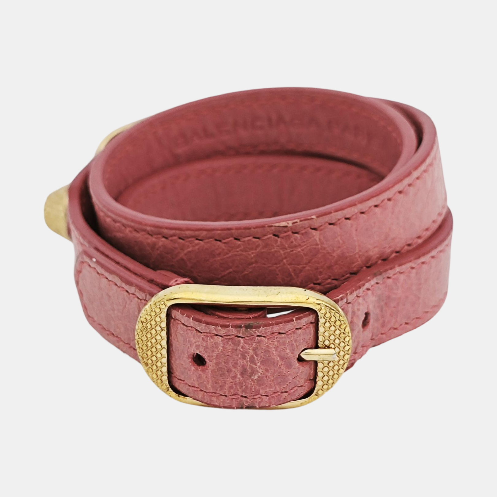 Leather Pink Bracelet