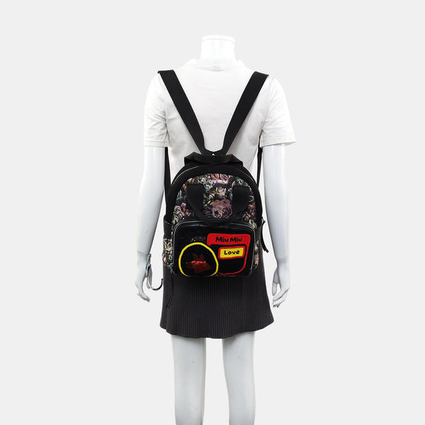 Fabric Backpack Black