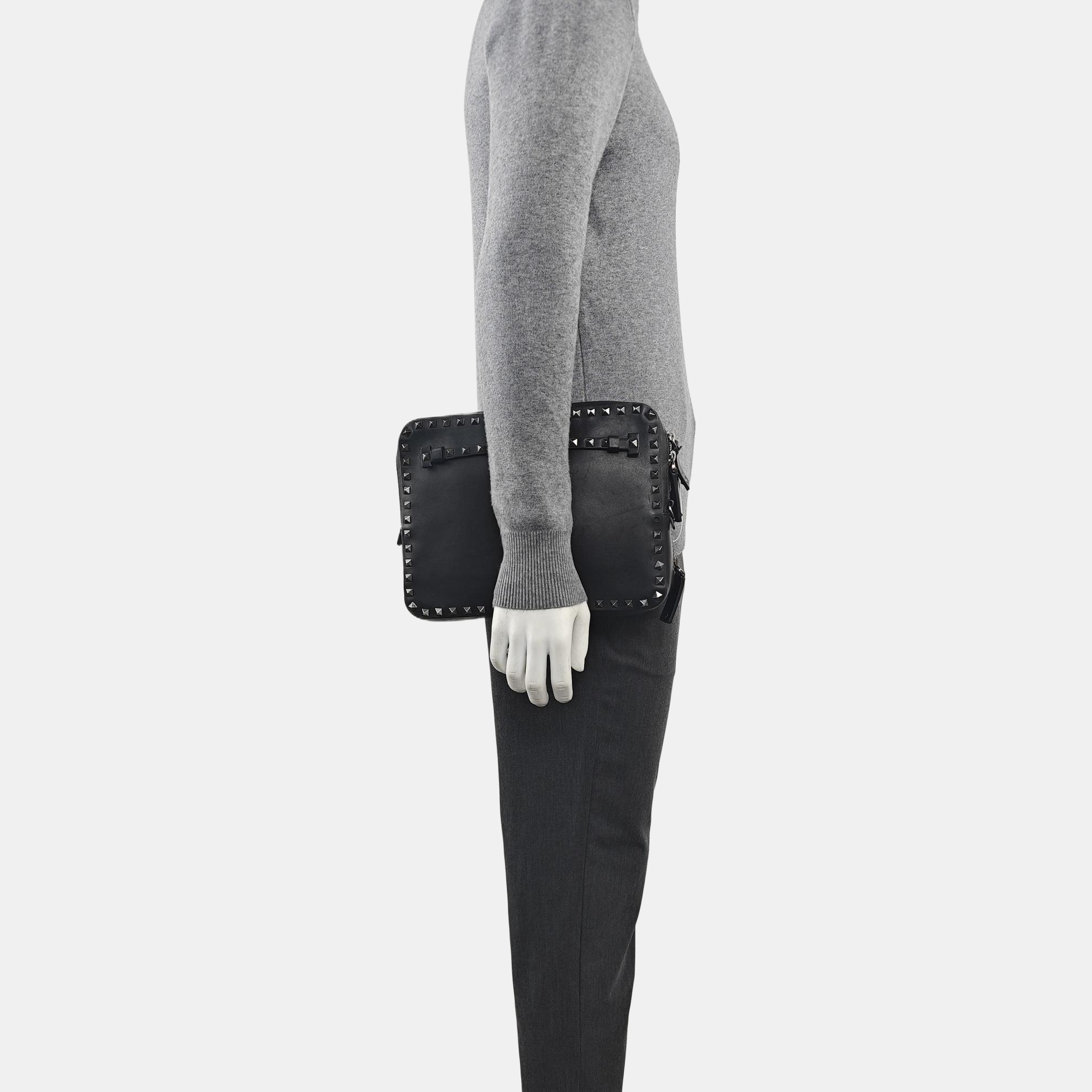 Calfskin Clutch Black