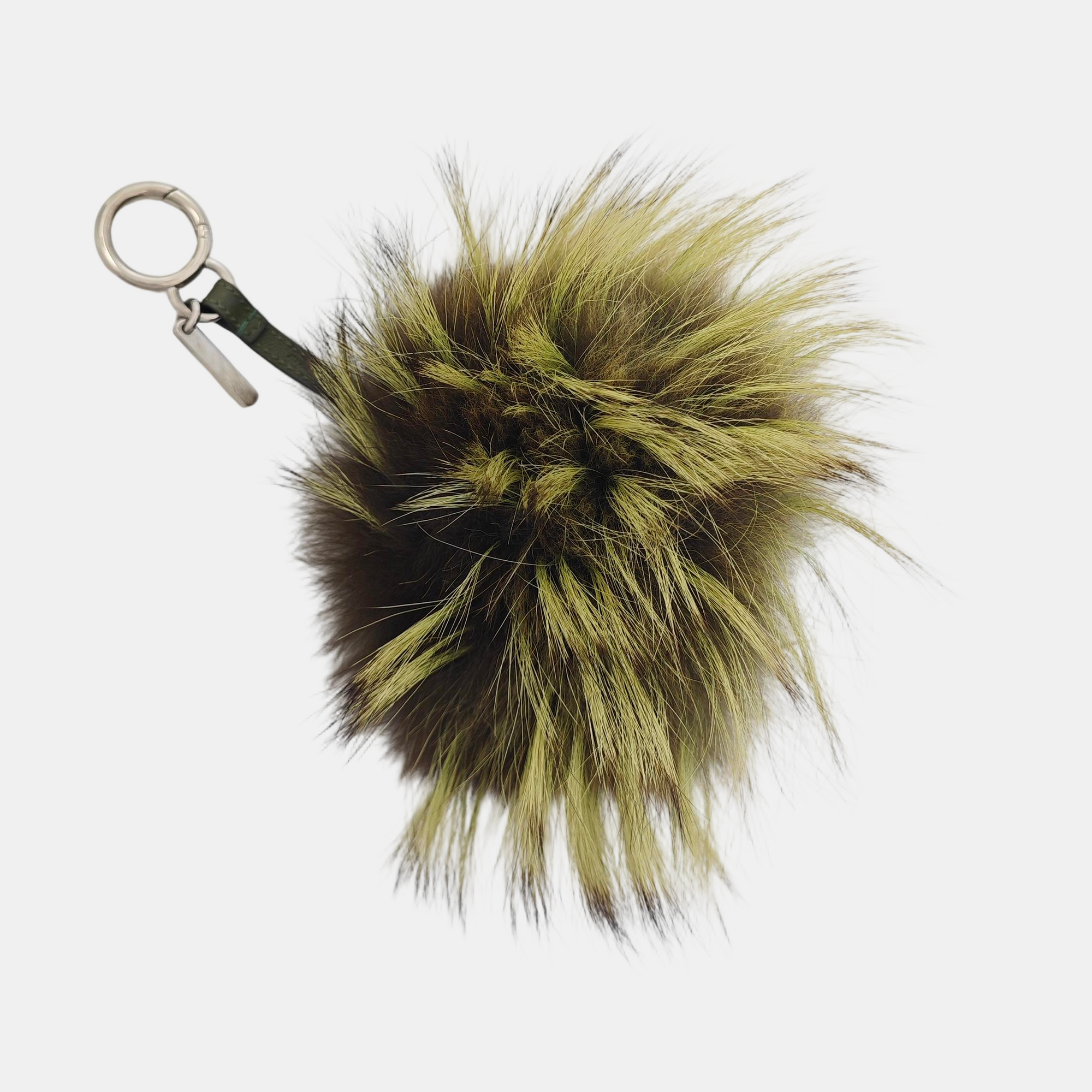 Fabric Bag Charm Green
