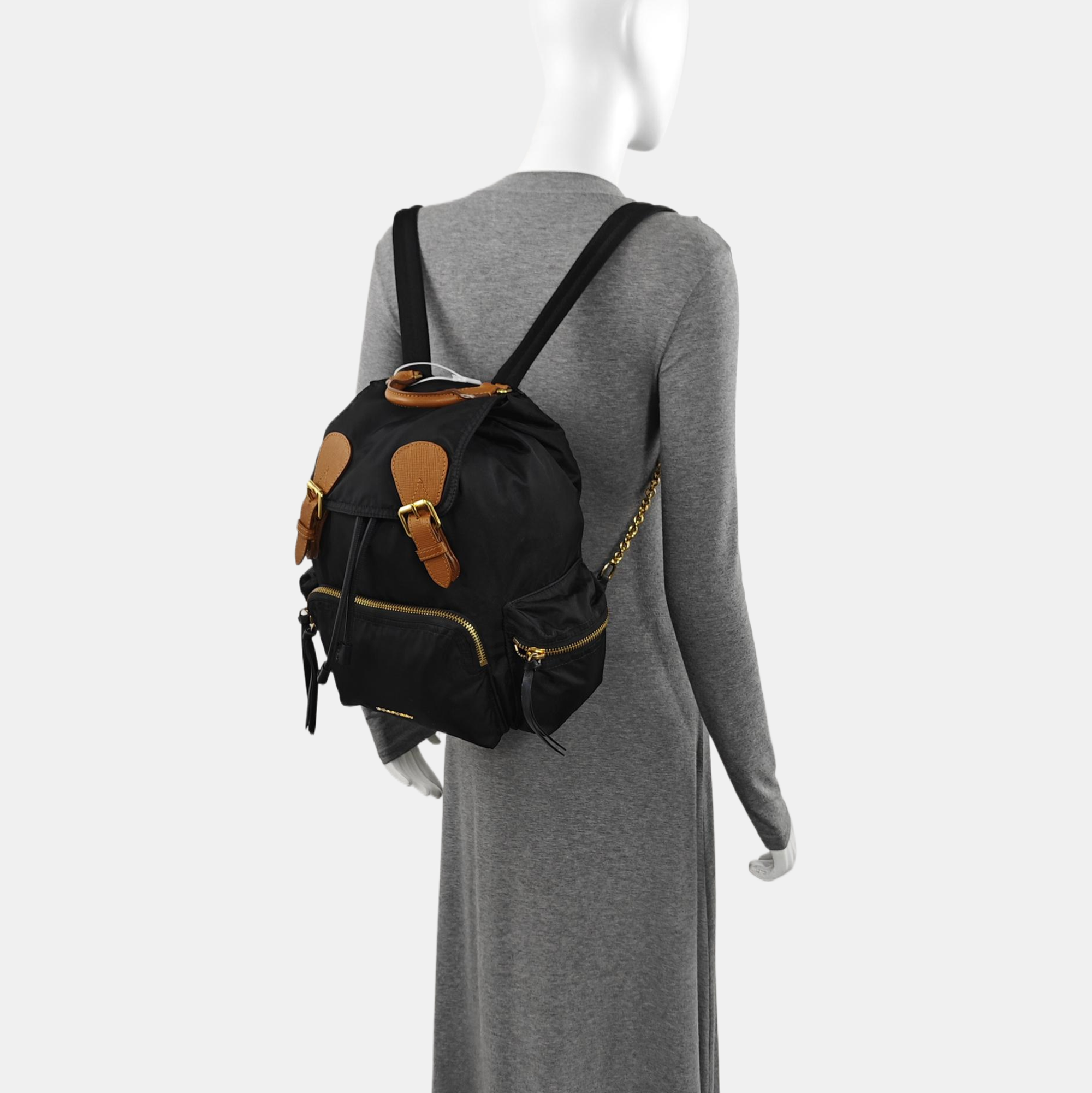 The Rucksack Nylon Black