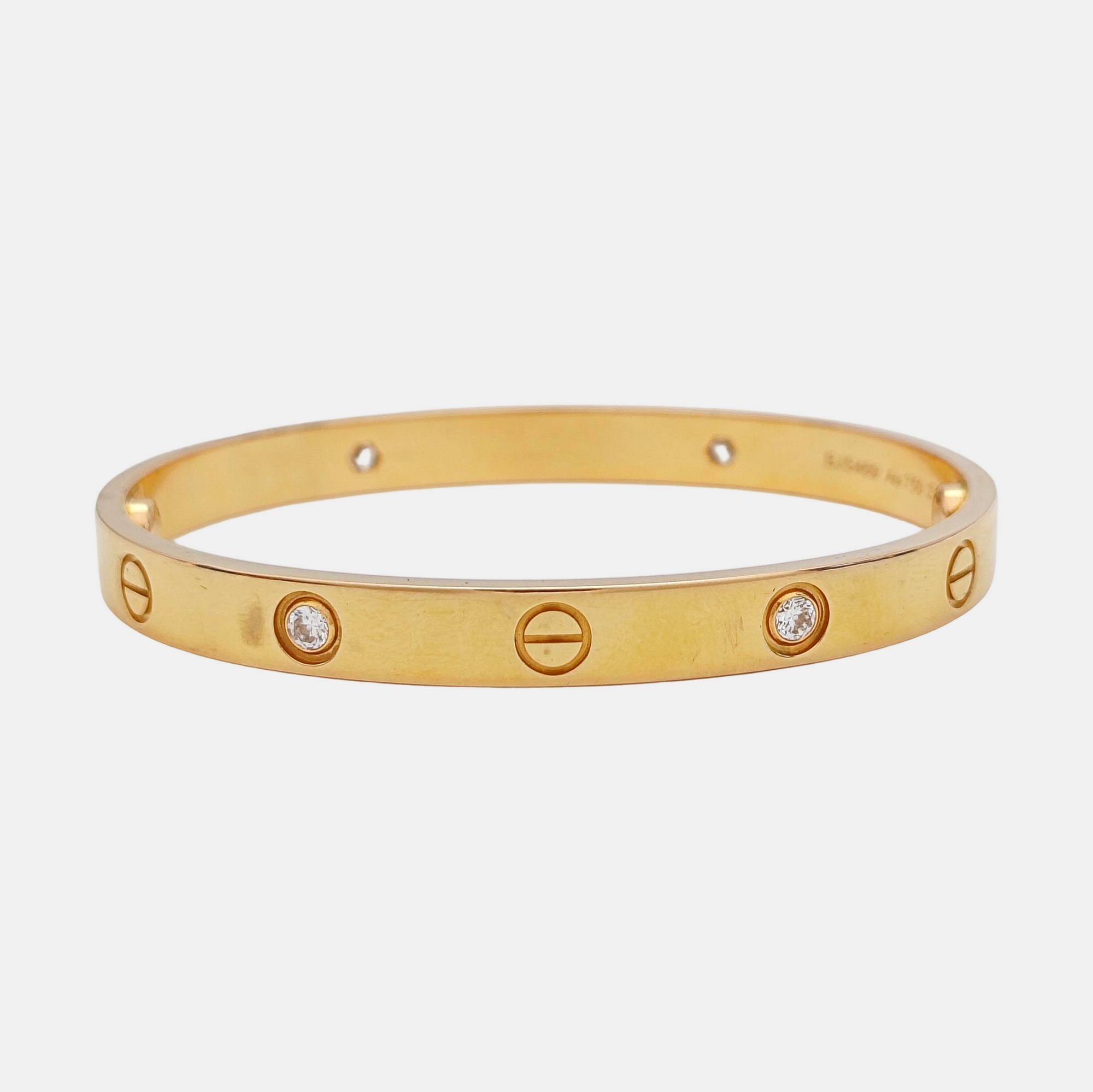 LOVE 18k Rose Gold Bangle