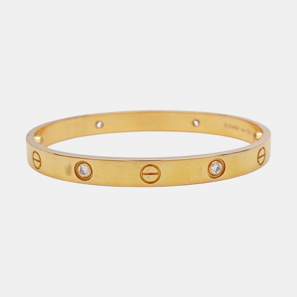 LOVE 18k Rose Gold Bangle