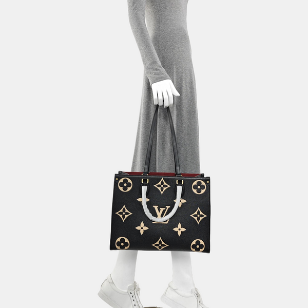 ONTHEGO MM Monogram Calfskin Black