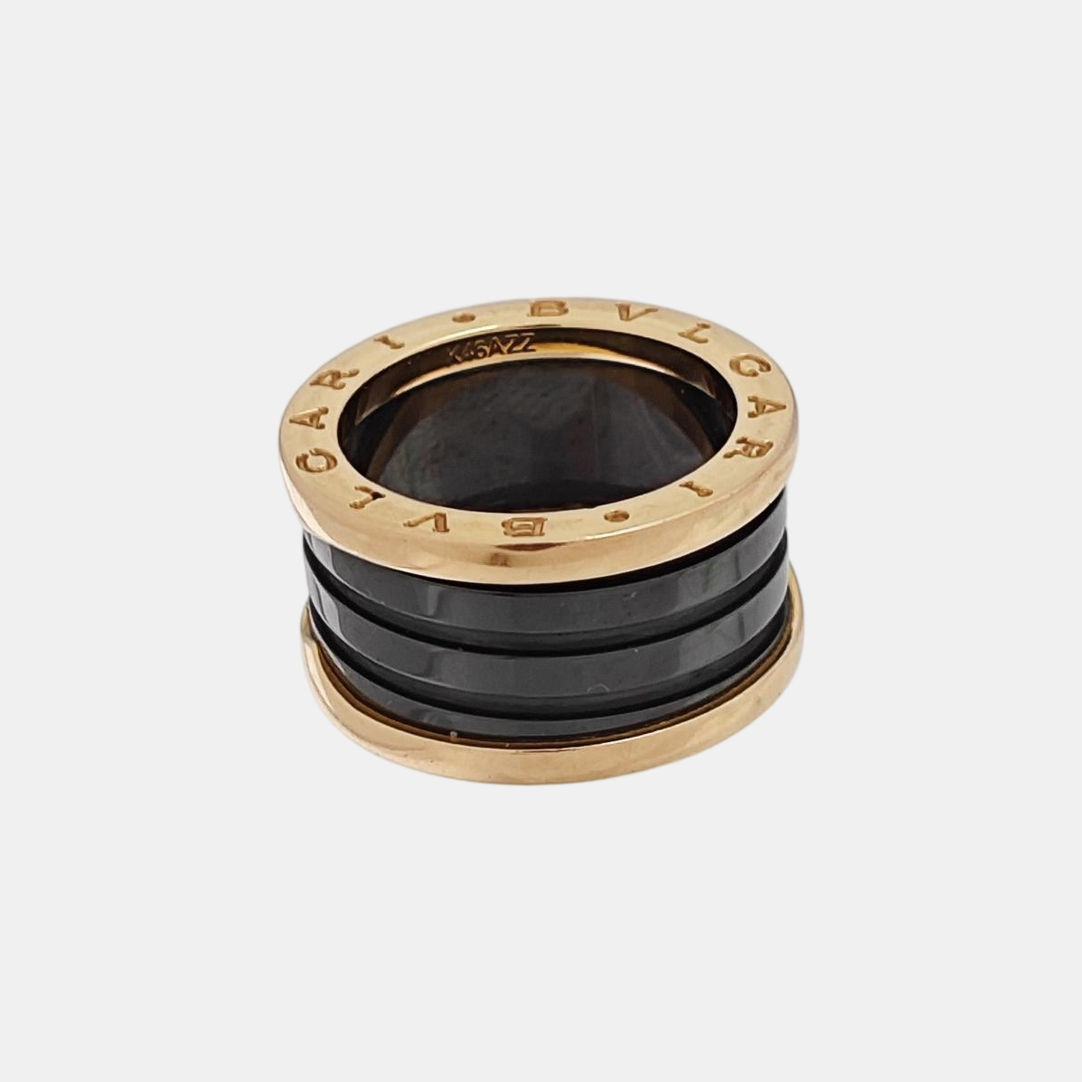 B.ZERO1 18k Rose Gold Ring EU 53