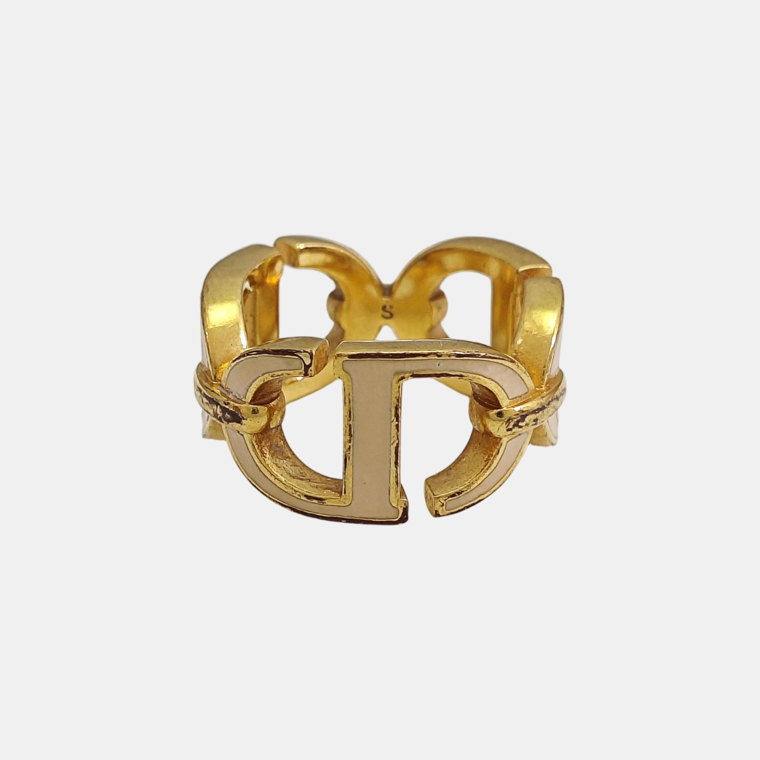 Metal Gold Ring EU 50