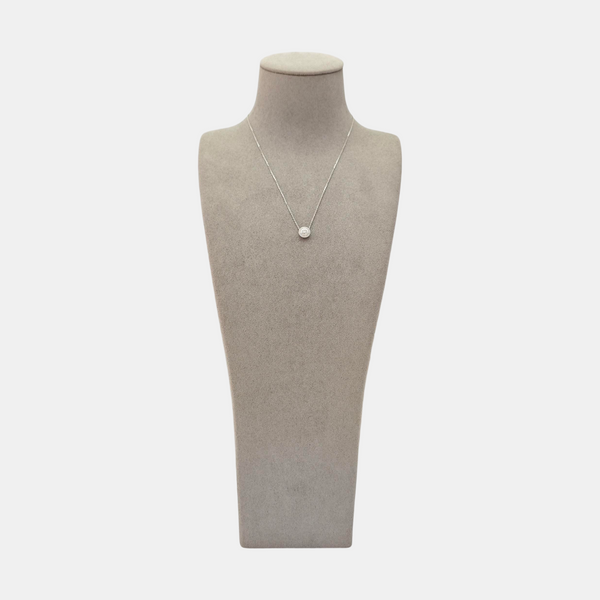 CARTIER D'AMOUR 18k White Gold Silver Necklace