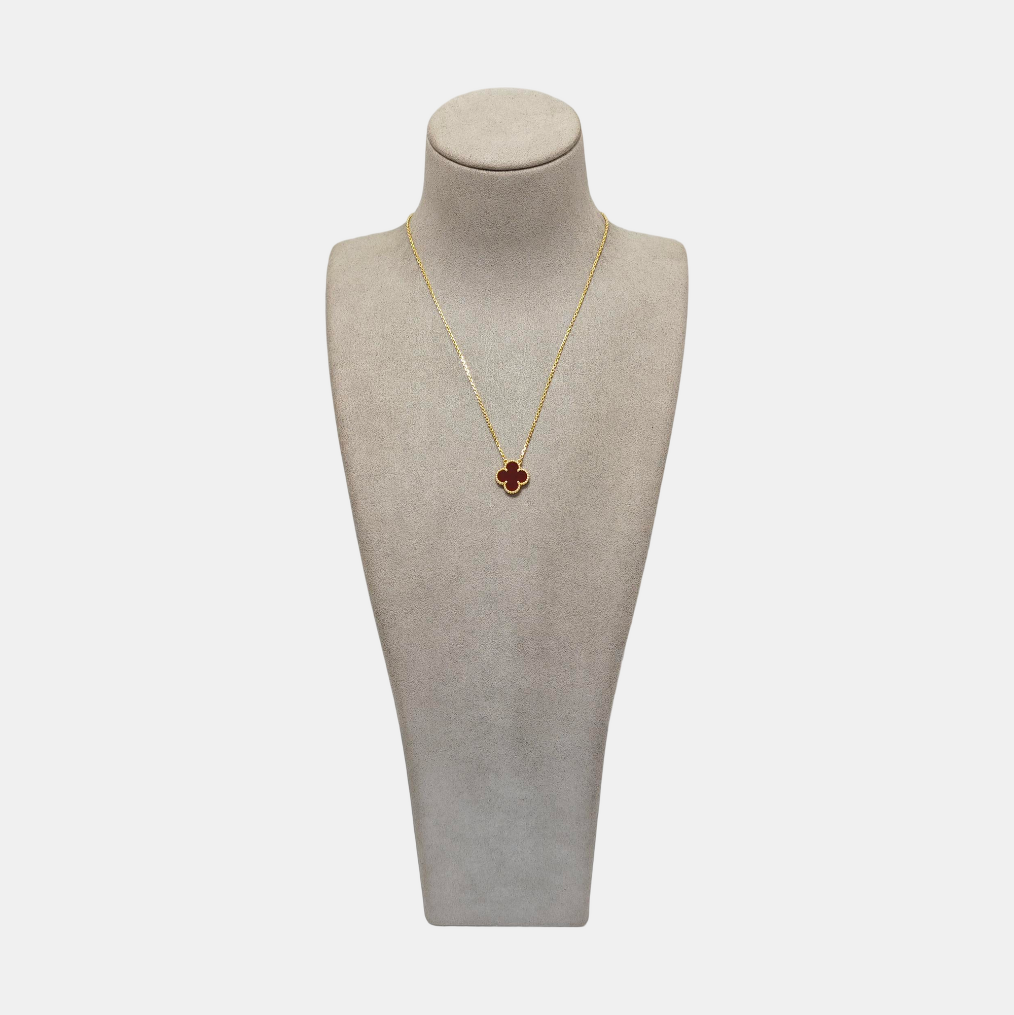 Vintage Alhambra 18k Gold Necklace