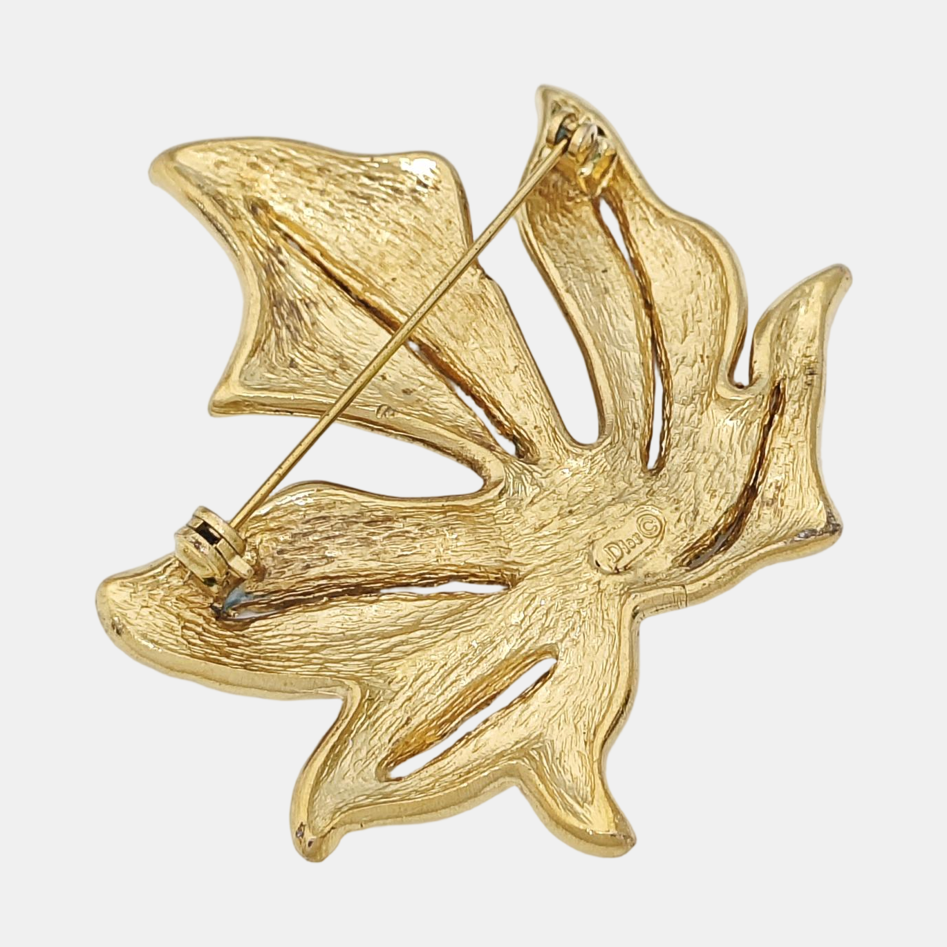 Metal Gold Brooch