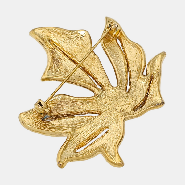 Metal Gold Brooch