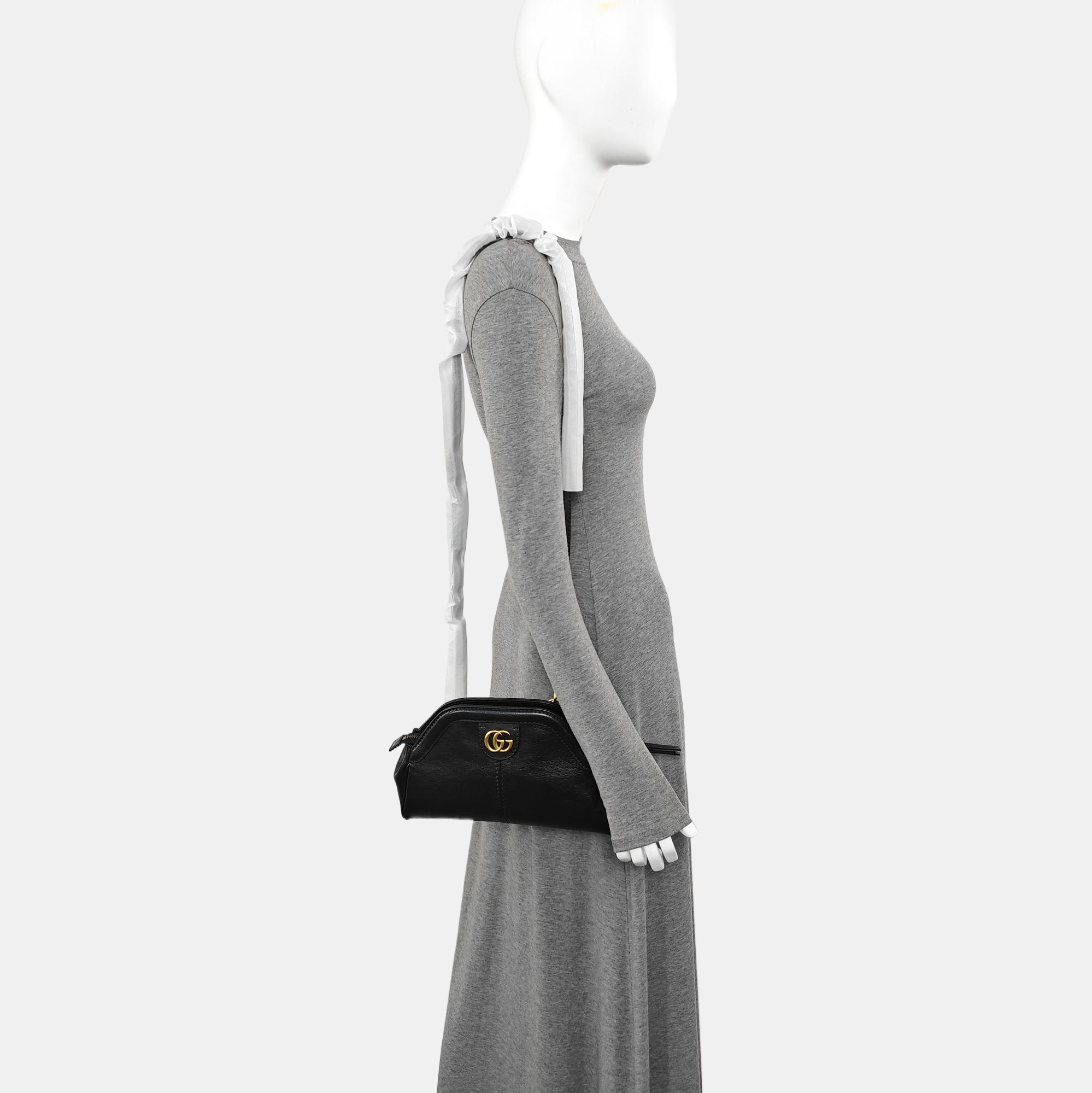 Re(belle) Small Calfskin Black