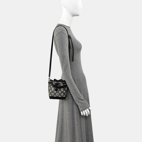 NOÉ Nano Monogram Canvas Gray
