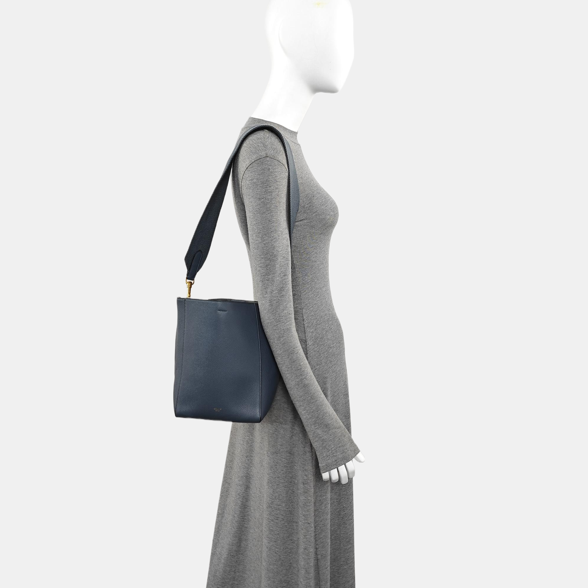 SANGLE Small Calfskin Blue