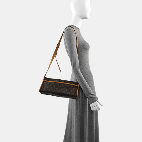 POPINCOURT Monogram Coated Canvas Brown