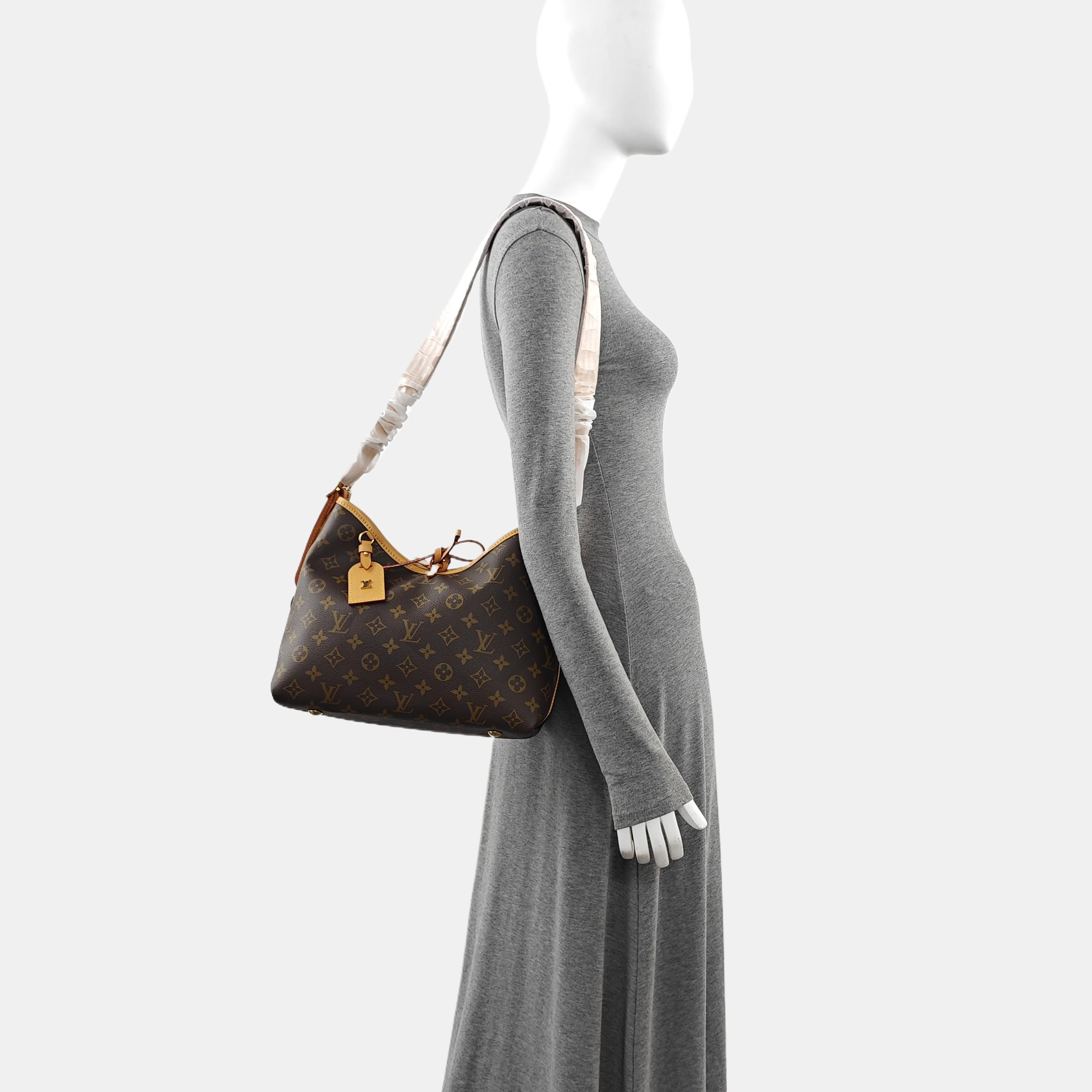 CARRYALL PM Monogram Coated Canvas Brown