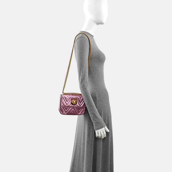 Broadway Quilted Calfskin Pink