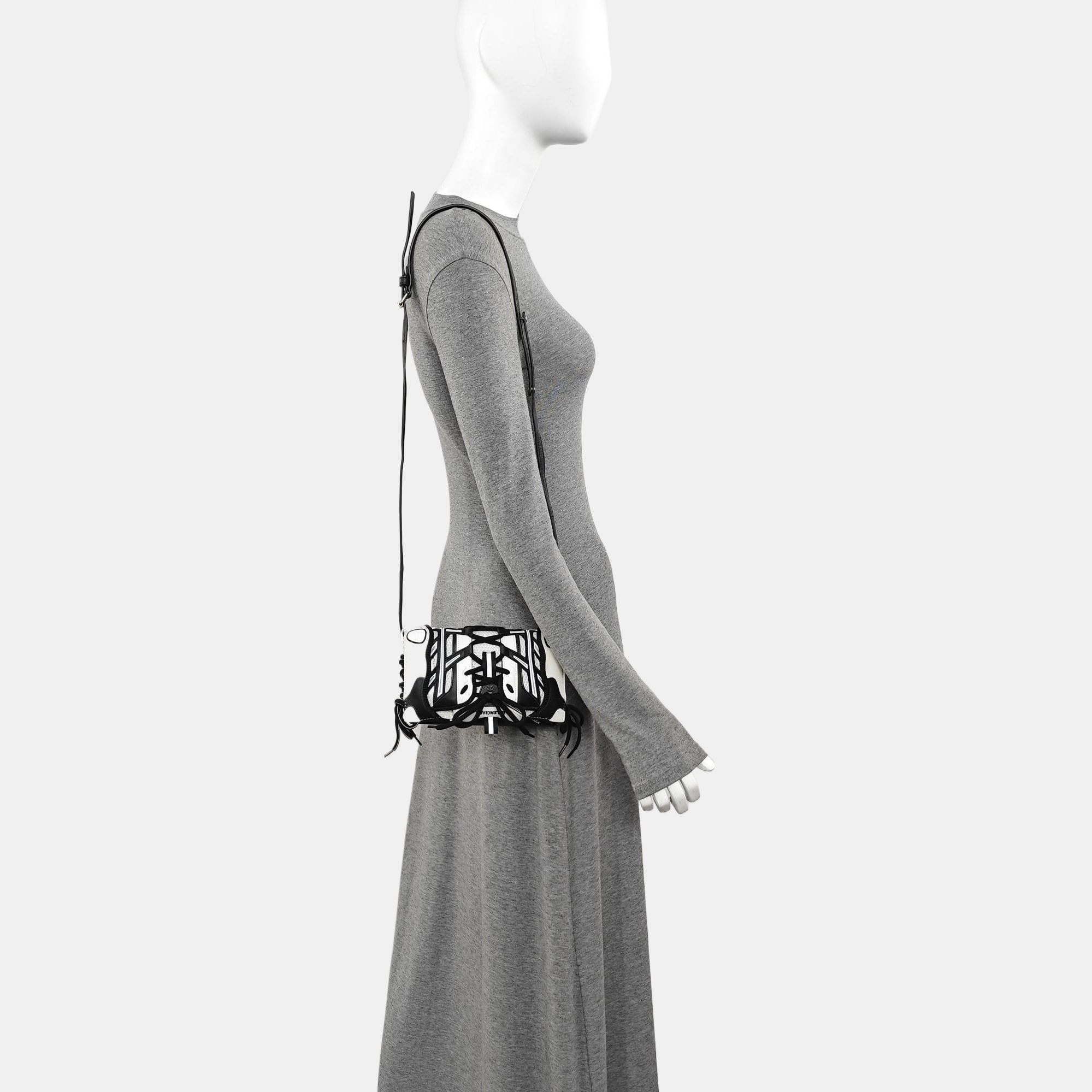 Calfskin Shoulder Bag Black