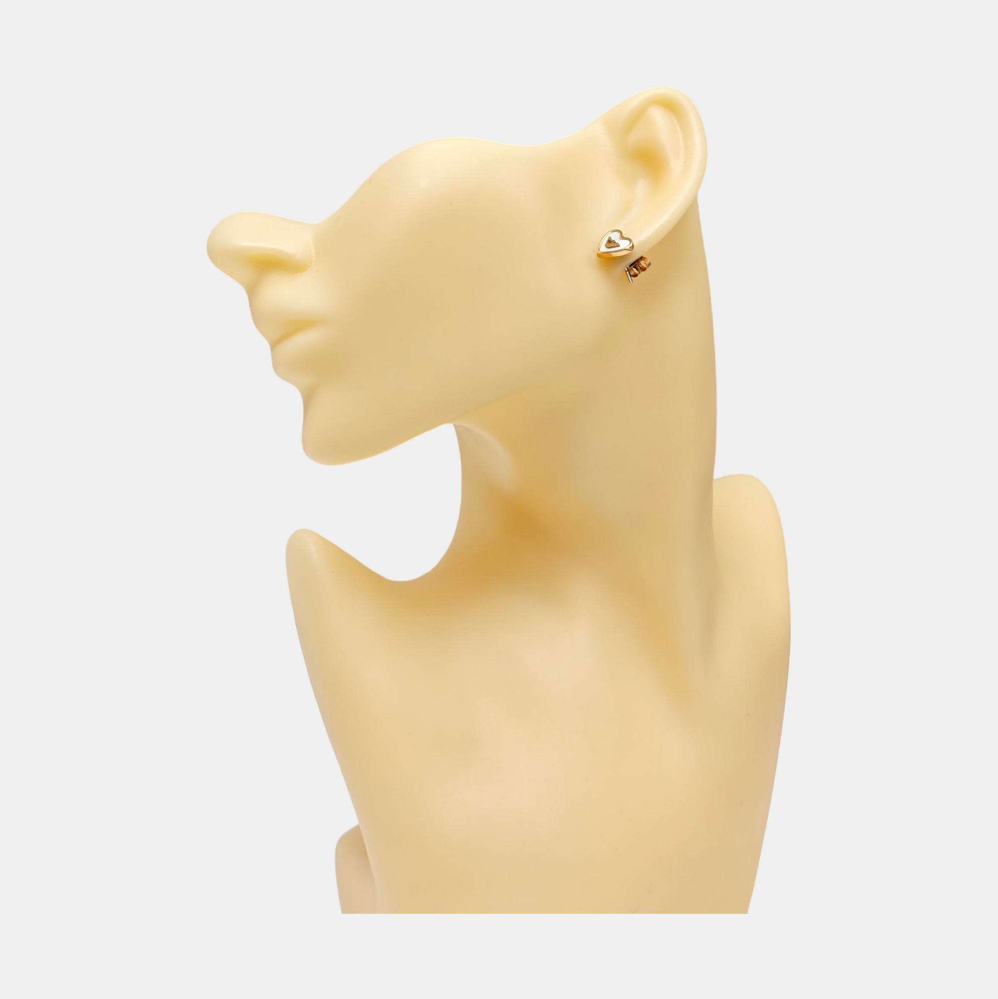 Stainless Steel Rose Gold Stud Earrings