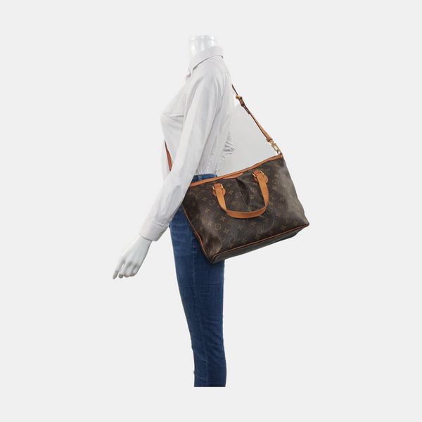 PALERMO PM Monogram Coated Canvas Brown