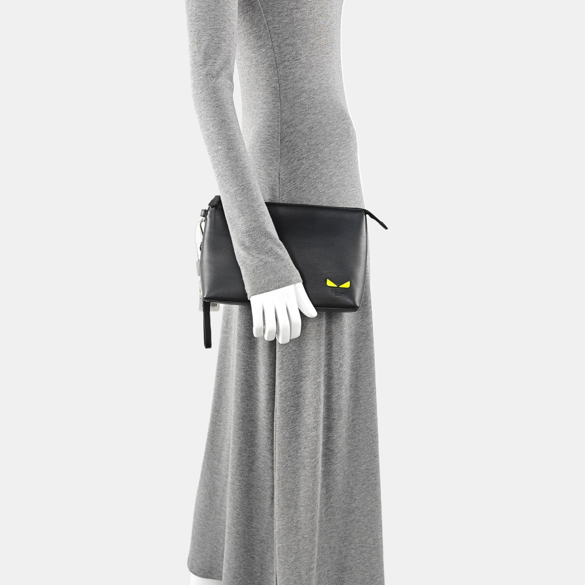 Calfskin Clutch Black