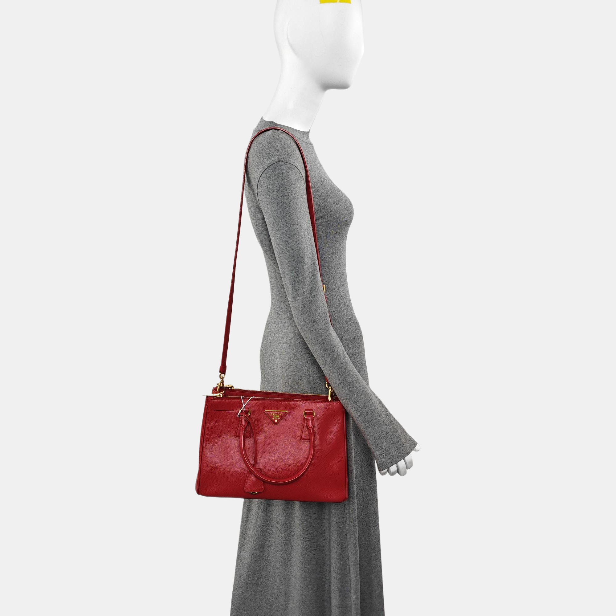 Galleria Medium Calfskin Red