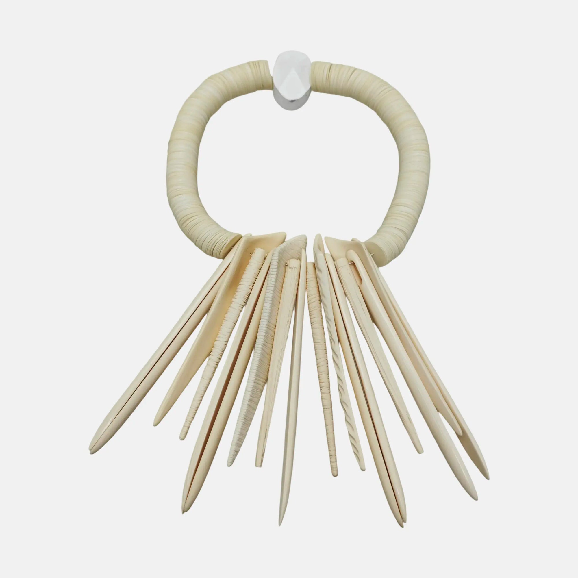 Resin White Necklace
