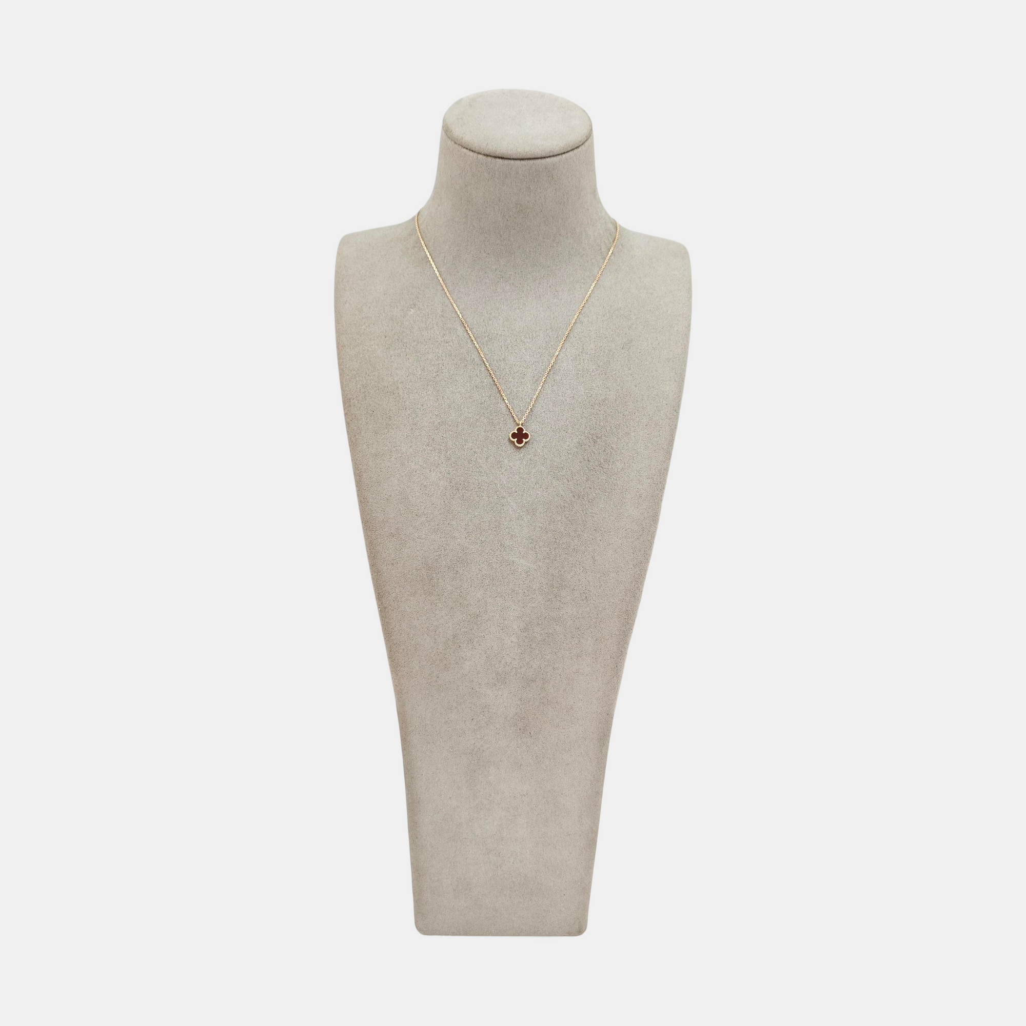 Sweet Alhambra 18k Rose Gold Necklace