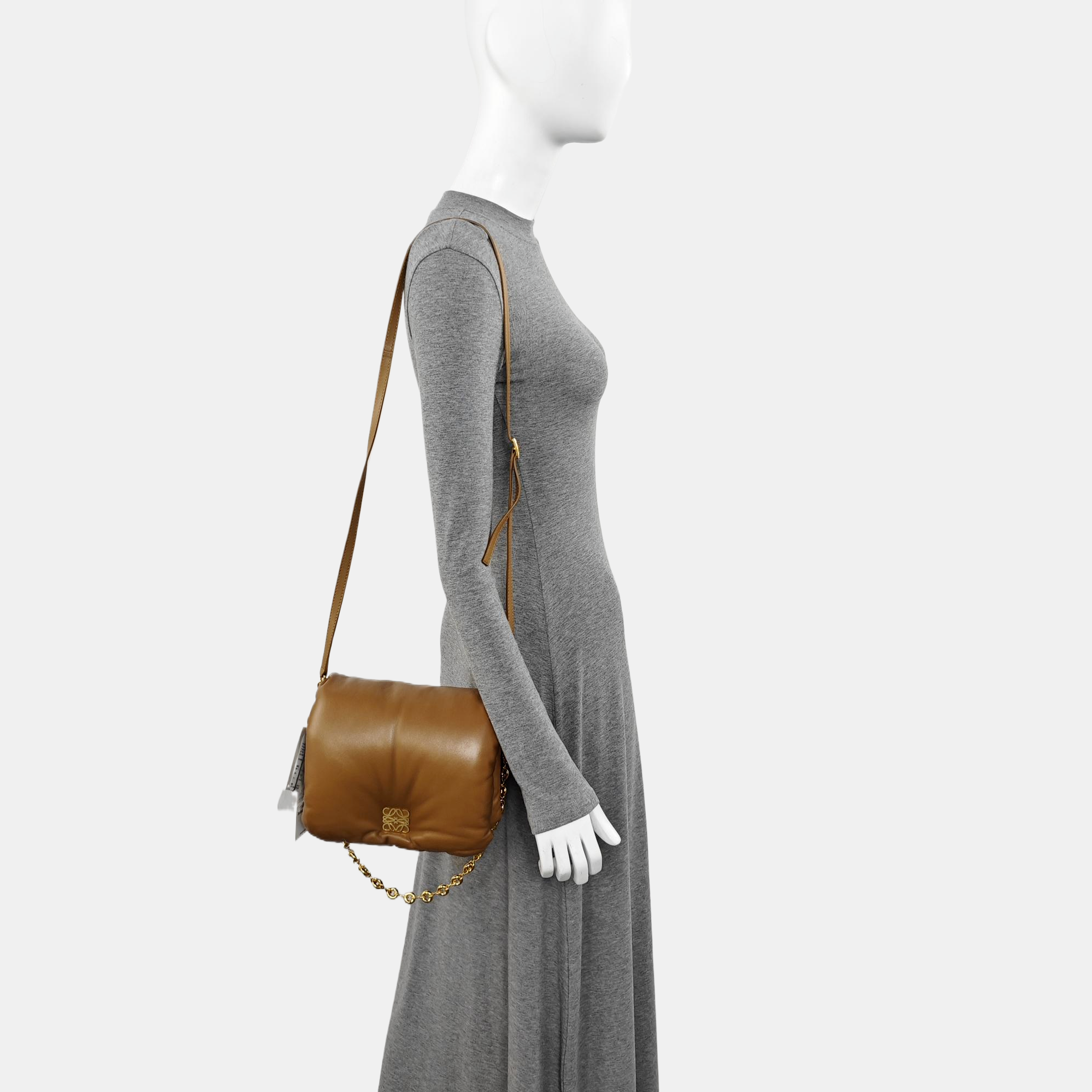 Puffer Goya Lambskin Brown
