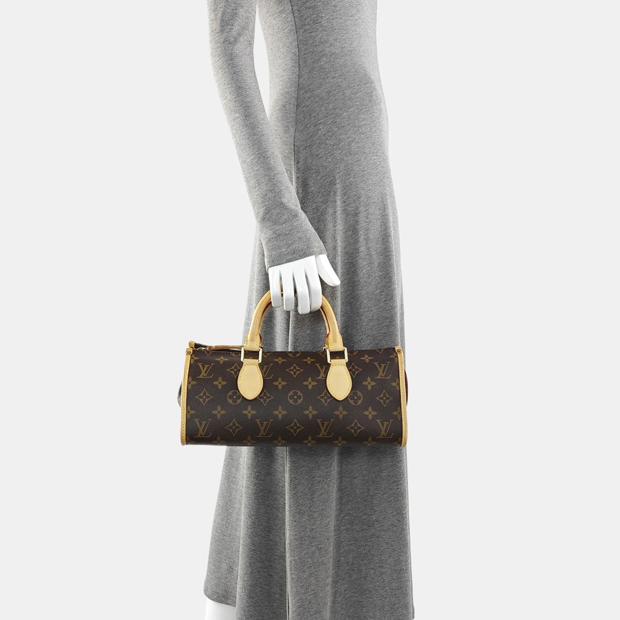 POPINCOURT Monogram Coated Canvas Brown