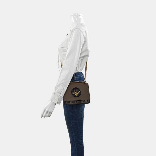 Kan I F Mini Calfskin Brown
