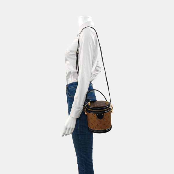 CANNES PM Monogram Coated Canvas Brown