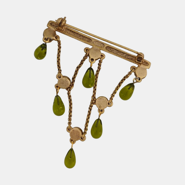 Metal Gold Brooch
