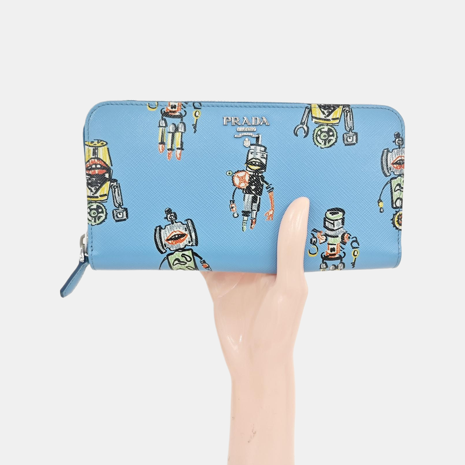 Calfskin Wallet Blue