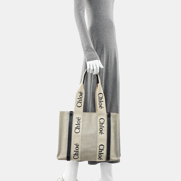 Woody Medium Canvas Beige