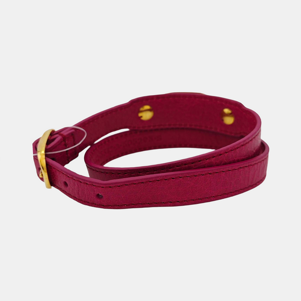 Leather Purple Bracelet