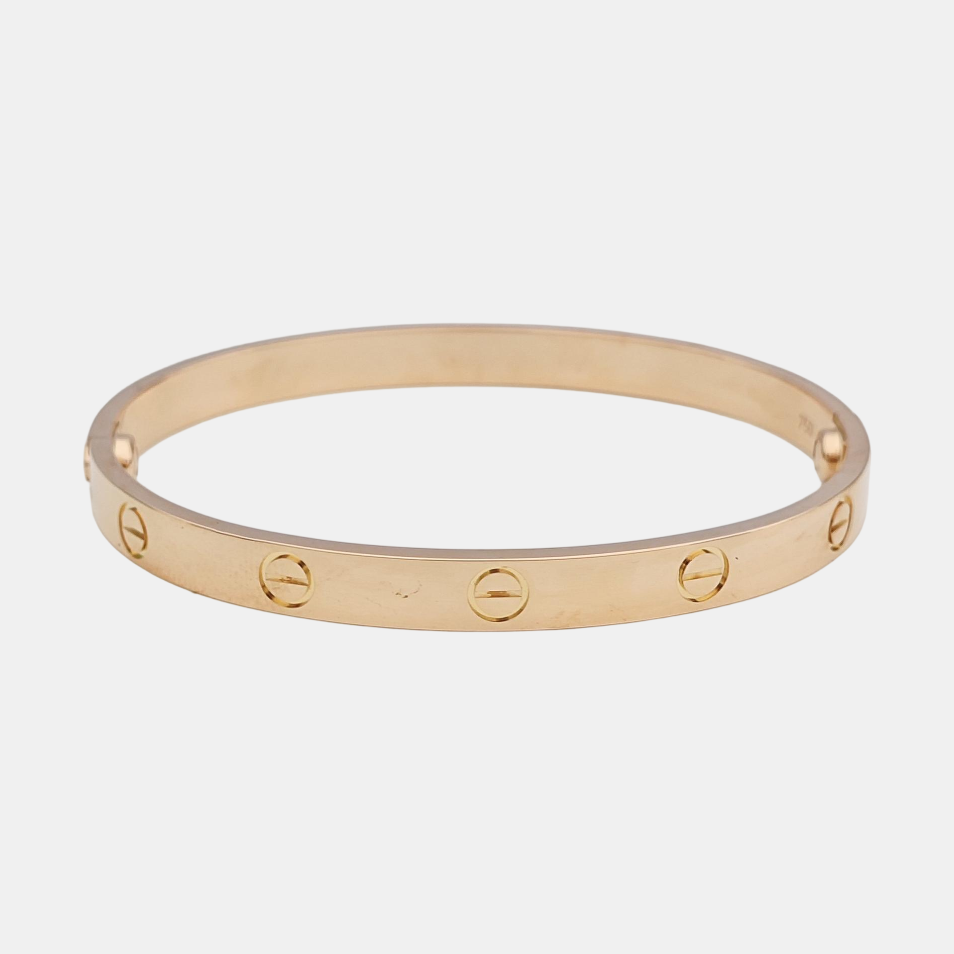 LOVE 18k Rose Gold Bangle