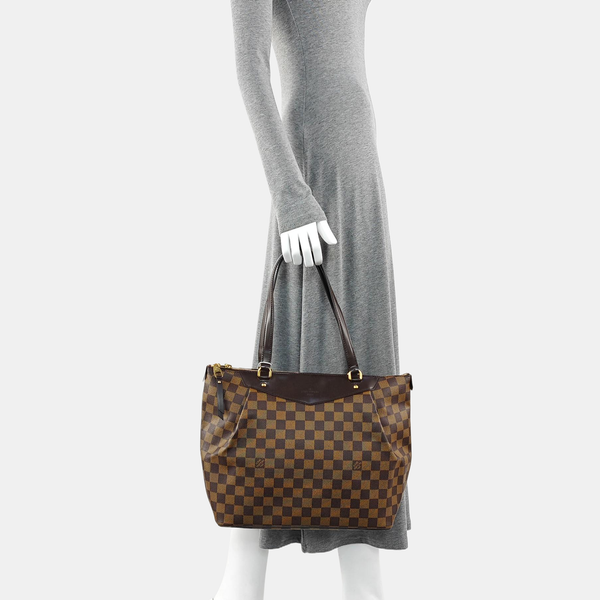 WESTMINSTER GM Damier Ebene Coated Canvas Brown