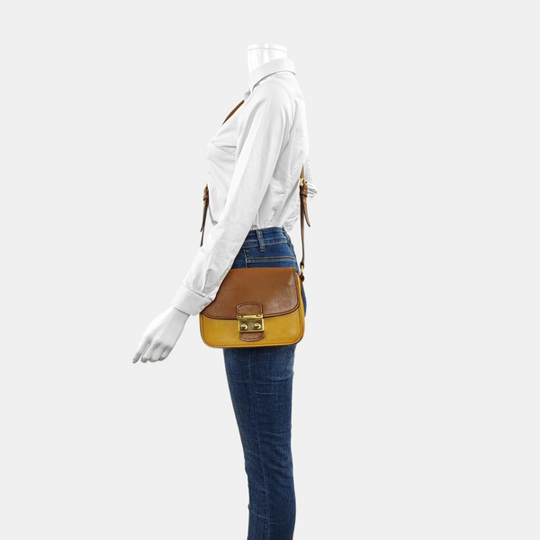 Calfskin Crossbody Bag Multicolor
