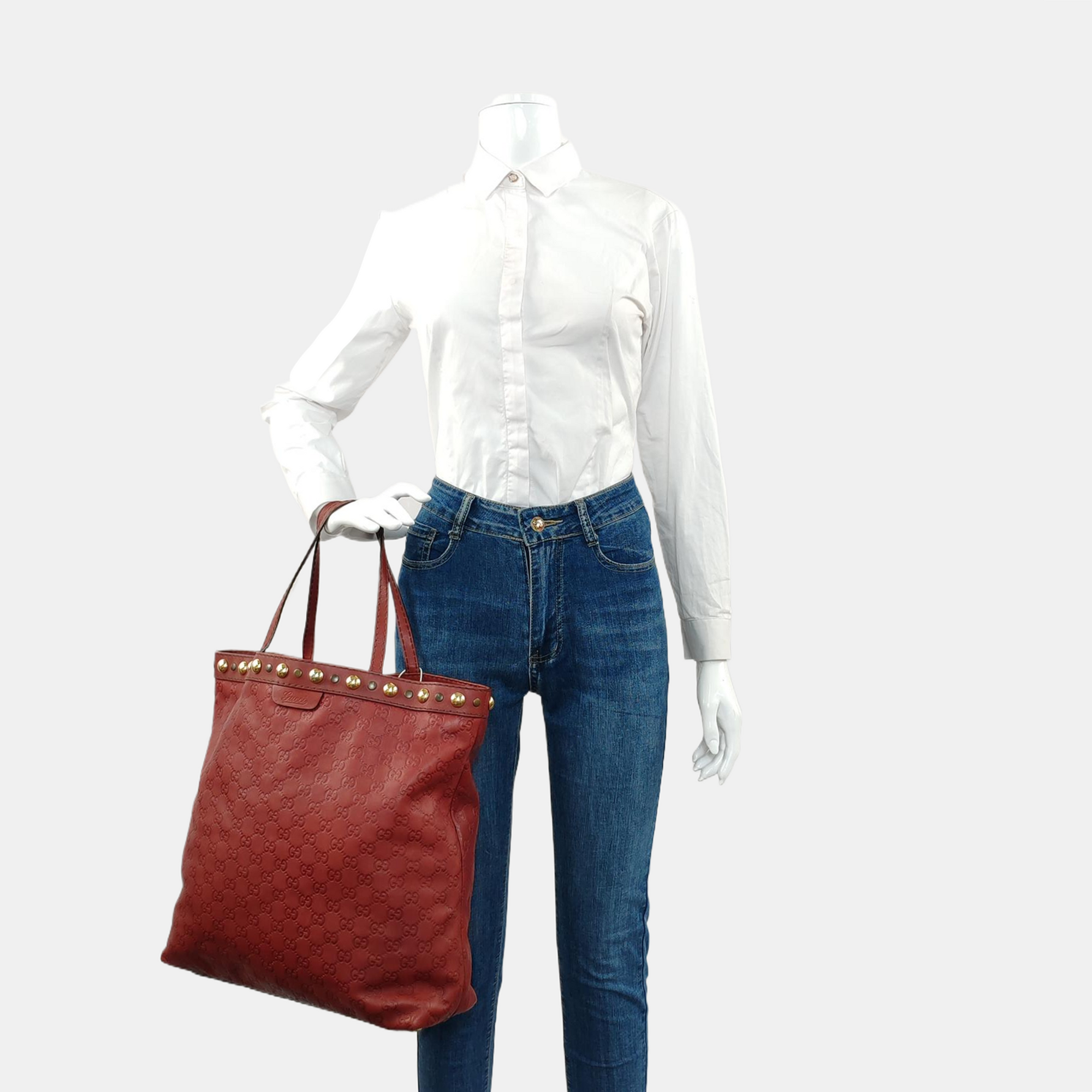 Monogram Calfskin Red