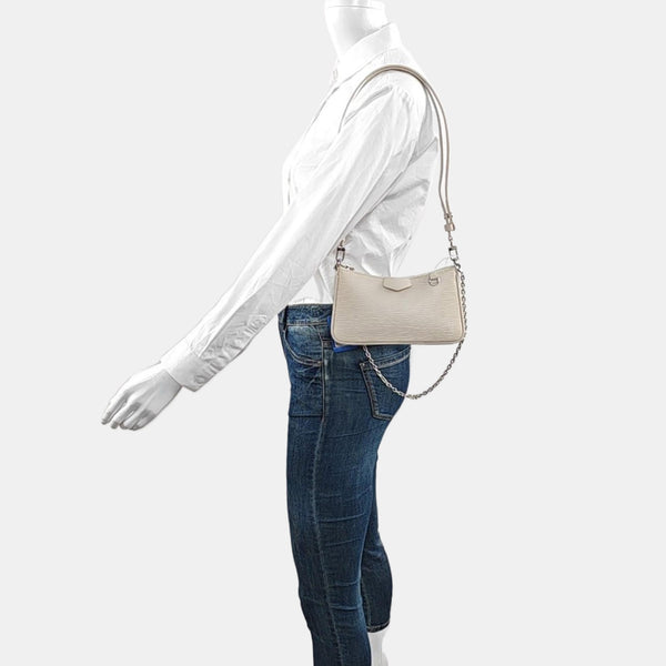 EASY POUCH ON STRAP Epi Beige