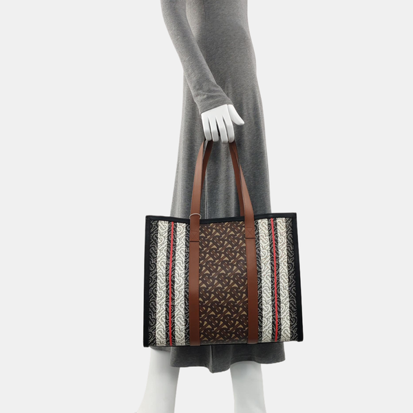 MONOGRAM Small Coated Canvas Brown