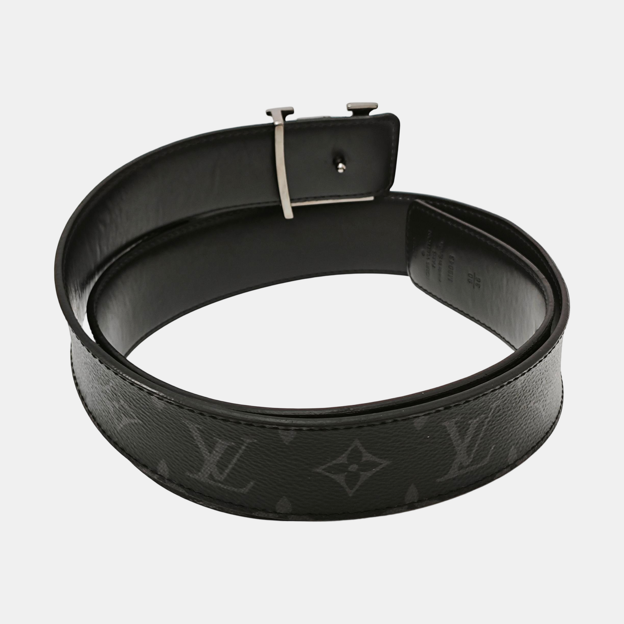 Coated Canvas Belt Black