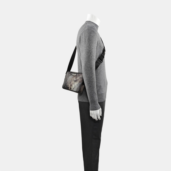 ALPHA Monogram Coated Canvas Gray